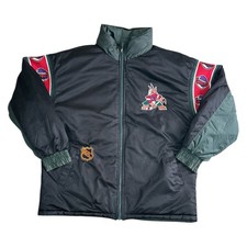 Starter Nhl Phoenix Coyotes Jacket Hockey 90s Retro Green Mens XL