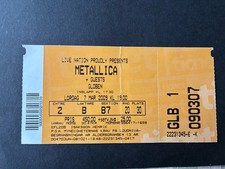 Metallica ticket 2009 - ticket,