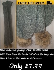 New  Ladies Grey Long Warm