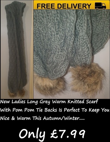 New ladies grey long - long, warm