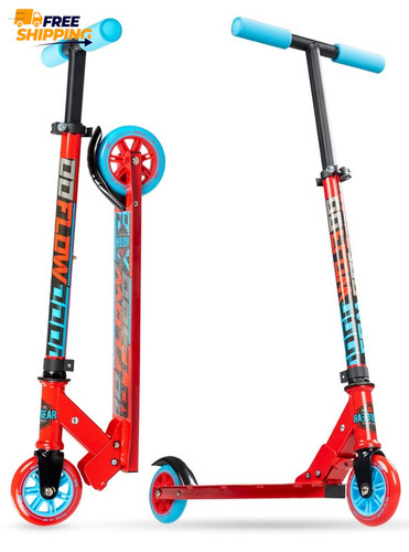 Kids folding kick scooter - scooter, –