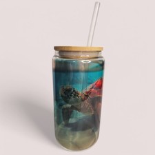 16oz Libbey Glass Cup Sea