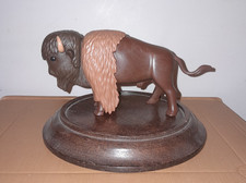 Vintage Playmobil Horned Buffalo Bison 1988 Geobra Articulated Head & Tail