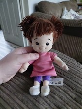 Disney Monsters Inc Boo Costume Plush Doll Pixar Toy Soft Body Wool Hair