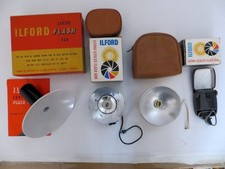 Four Ilford Flash Guns, Ilfolite, Ilfoluxe, Sportiluxe and Junior.