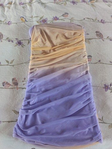 Zara yellow lilac tulle - yellow,