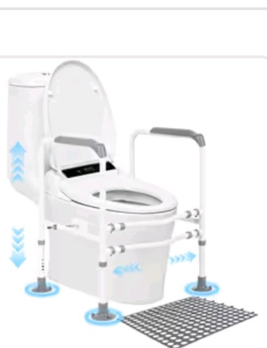 Toilet safety frame - toilet, adjustable