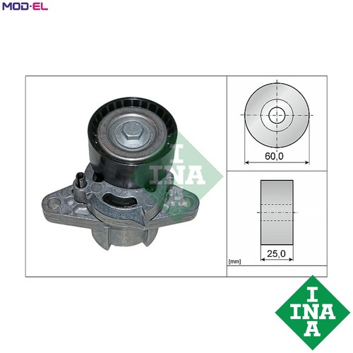 Belt tensioner vribbed - belt,