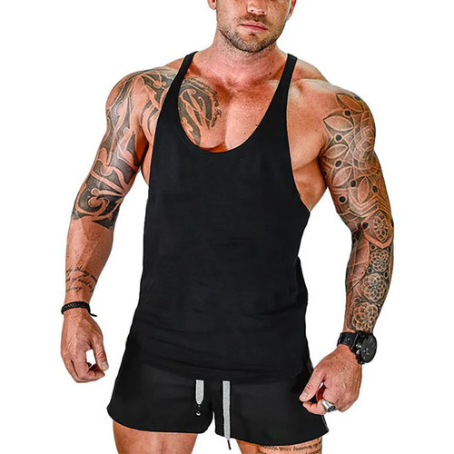 Men gym tank - tank, top