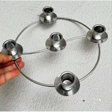 Advent Ring Candle Holder Christmas Advent Wreath Ring Iron Candlestick Holder