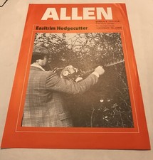ALLEN Easitrim Hedgecutter Original Uncirculated 1970s Vintage Brochure