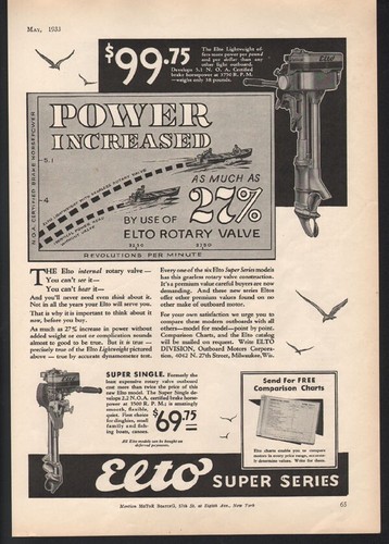 1933 elto outboard - elto, boat