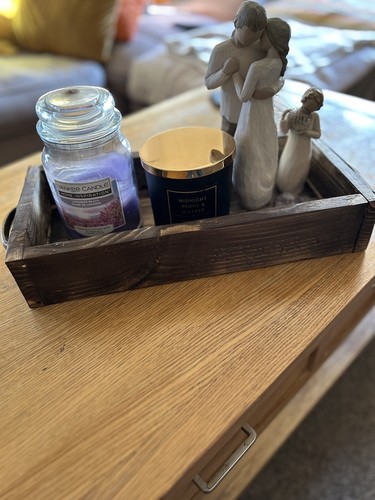 Rustic waxed farmhouse wooden - rustic,