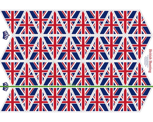 Flag bunting union jacks - uk,