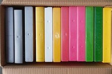 12 X USED EMPTY COLOURED VHS