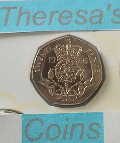 1986 bunc 20p tudor - 20p,