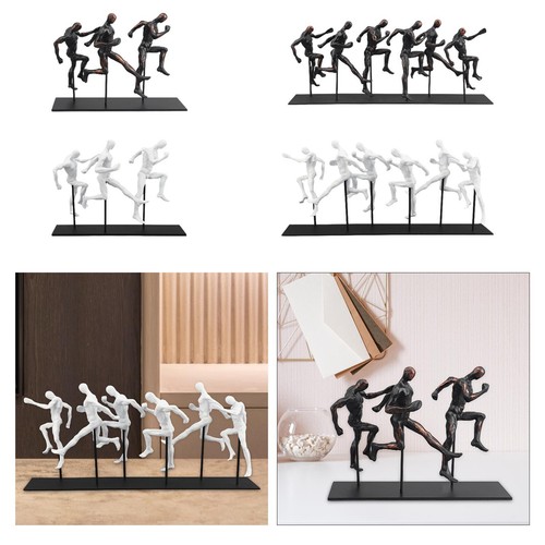 Running figures sculpture - running,