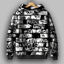 Art Attack Printed Hoodie