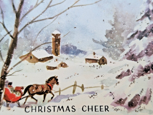 Vintage christmas horse - vintage,