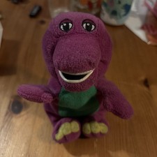 Barney Dinosaur Gund 1997 Vintage Wind Up Musical Plush Teddy Soft Toy  Retro