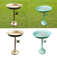 Bird Bath Bowl Standing Metal