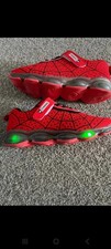Spiderman LED Trainers Kids Boys Girls Shoes Children Flashing Light Up Sneakers