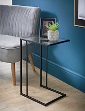 Sofa Side Table Black With