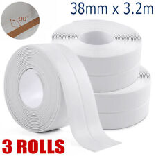 3.2M Bath Kitchen Caulk Tape Sealant Strip PVC Self Adhesive Toilet Sealing Tape