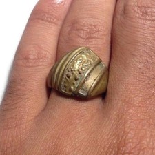 Ancient bronze solid Ring