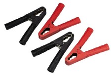 Jump lead clips - 4x, crocodile