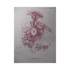 Georges Auvray Saltarelle Piano ca1890