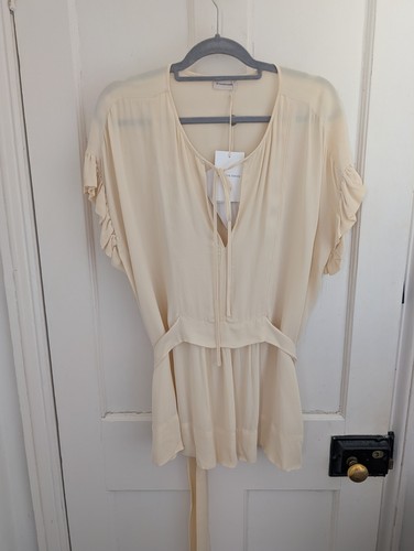 Malene birger cream crepe - by,