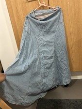 M&S A Line Denim Maxi Skirt UK