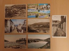 Port Isaac. 7 x Postcard Lot Incl Church Hill, Temple Bar, Harbour