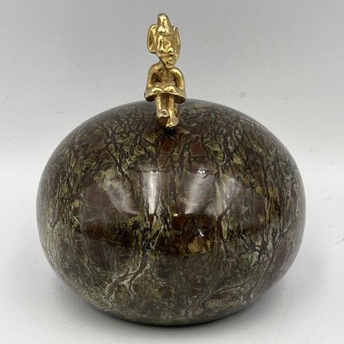 Cornish serpentine paperweight - cornish,