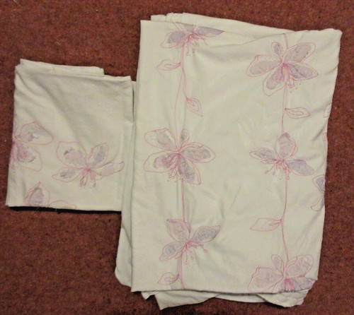 Pink floral design single - floral,