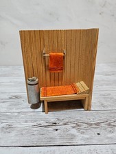 Vintage Lundby Dolls House Sauna fitting 1970s
