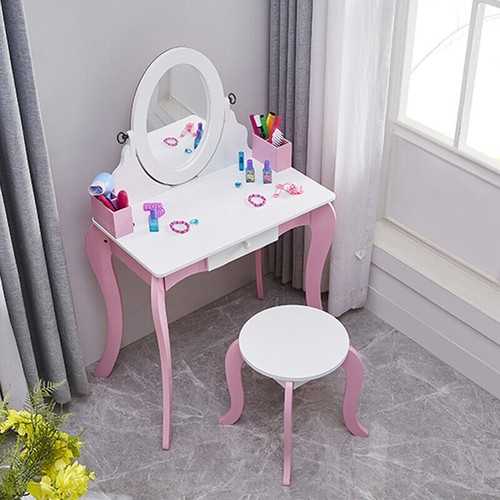 Kids vanity table chair girls - table,