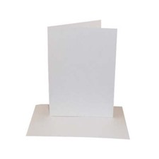 50 Pack - C6 / A6 White Card