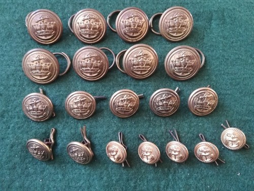 Ww2 royal navy buttons - -,