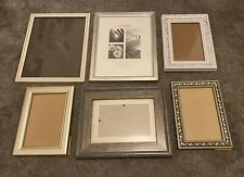 Job Lot 6 Vintage Style Assorted Picture Frames Inc Various Sizes
