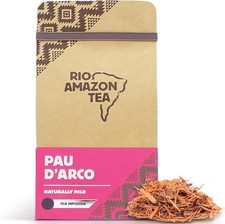 Rio Amazon Pau D?Arco Herbal Tea ? 40 Unbleached Tea Bags of 100% Natural Lapach