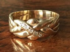 Vintage 9ct Gold Diamond