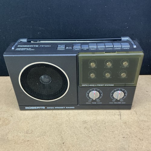 Roberts radio rp20 vhf - vhf/, mw/lw