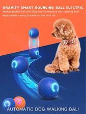 USB Rechargeable Dog Cat Toy Jump Ball Bouncing Rolling Electric Dog Ball PetUK.