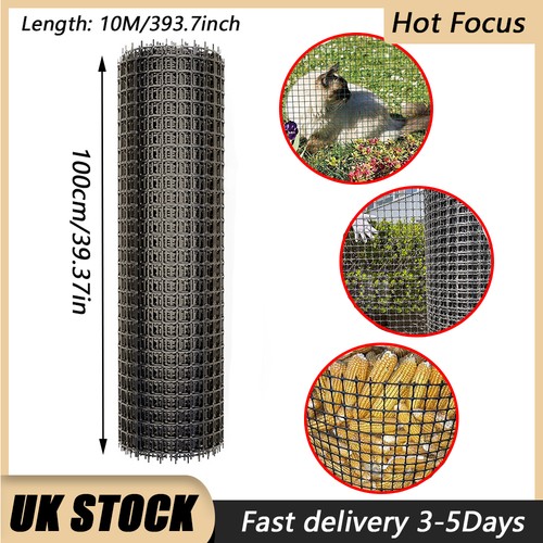 10m garden fence plastic - 1m,