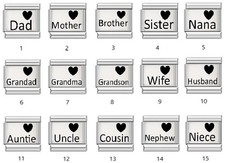 Italian Charms Bracelet Jewellery Fits All Italian Link Charm Bracelets 9mm