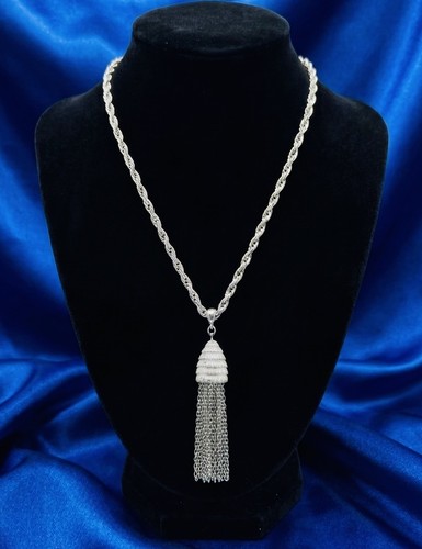 Vintage monet tassel pendant - vintage,