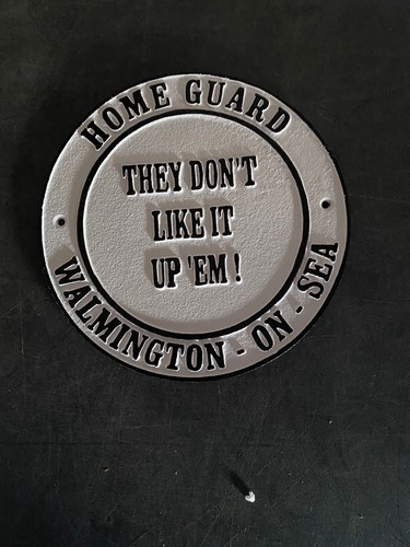Home guard cast iron - , sign