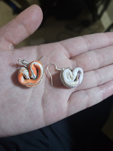 Polymer clay heart - clay,